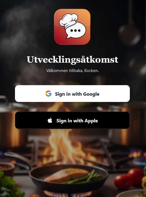 Chef's App screenshot
